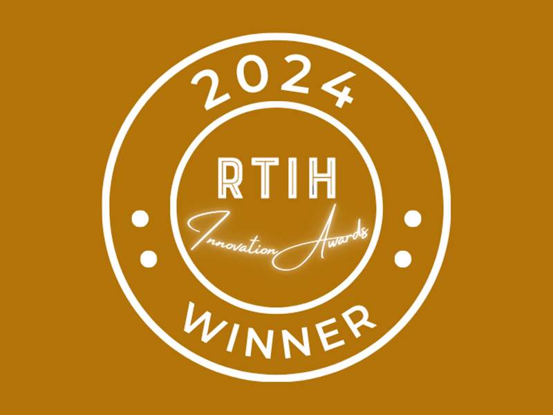 RTIH innovation awards overall winner badge